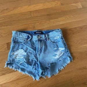 express jean shorts